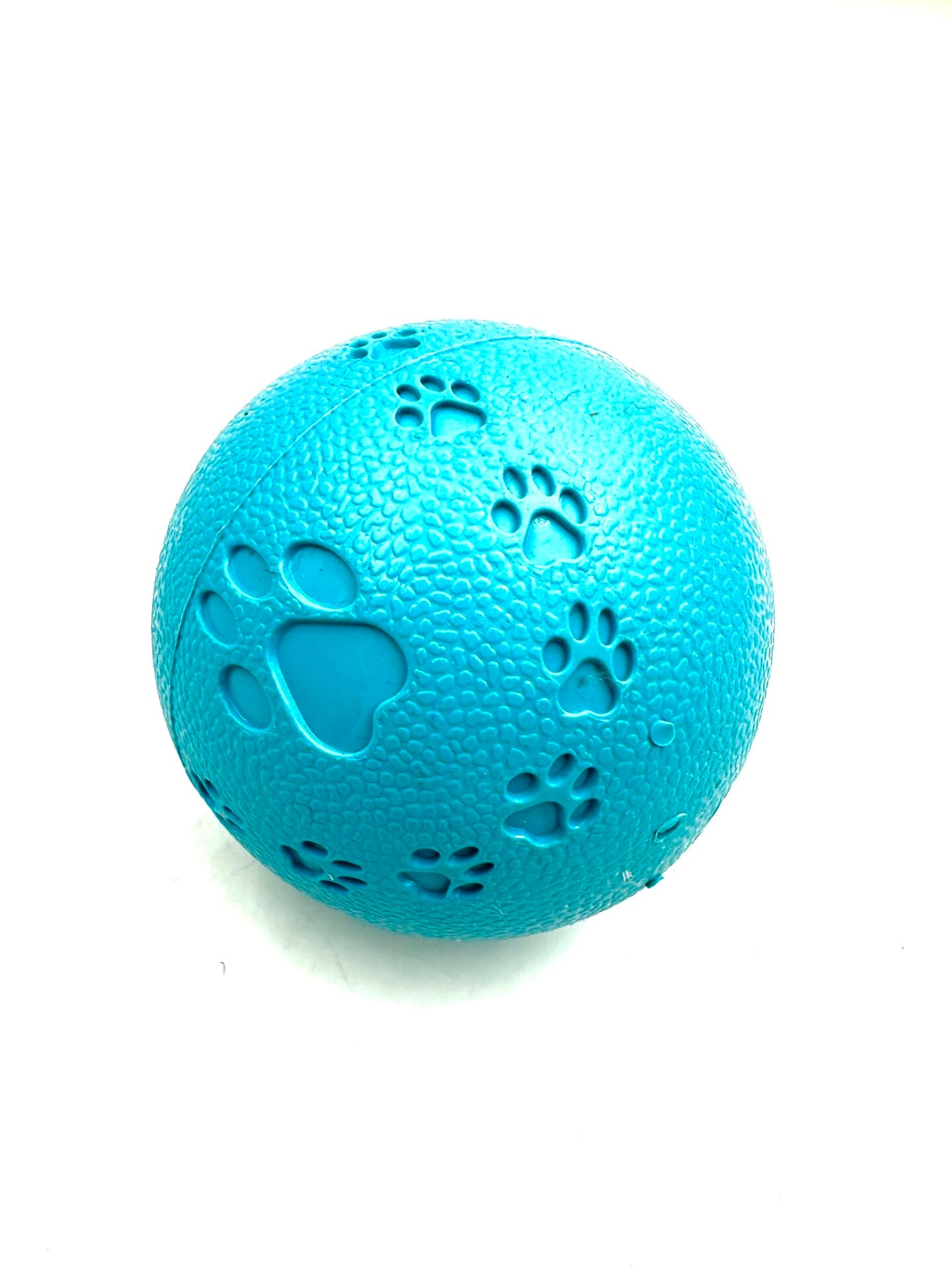 Sesli Köpek Oyun Topu - At Getir Isırma Oyuncağı (Mavi) (L - 5.5 cm)