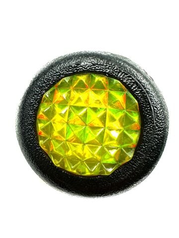 Işıklı Köpek Oyun Topu - Isırma Çiğneme Oyuncağı (Siyah) (7.5 cm)