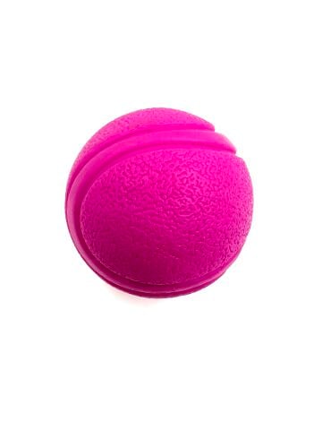 Kauçuk Köpek Oyun Topu - Zıplayan Top 5cm (Pembe) (S)