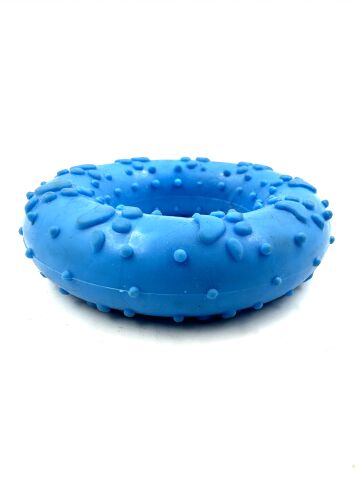 Yavru ve Küçük Irk Köpek Diş Kaşıma Oyuncağı - Tartar Önleyici 7cm (Mavi)
