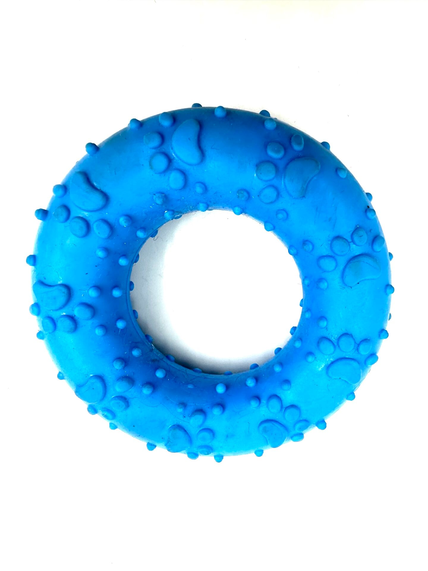 Yavru ve Küçük Irk Köpek Diş Kaşıma Oyuncağı - Tartar Önleyici 7cm (Mavi)