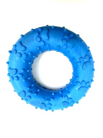 Yavru ve Küçük Irk Köpek Diş Kaşıma Oyuncağı - Tartar Önleyici 7cm (Mavi)