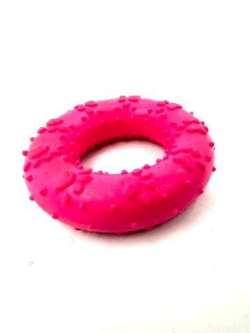 Küçük Irk ve Yavru Köpek Diş Kaşıma Oyuncağı - Tartar Önleyici 7cm (Pembe)