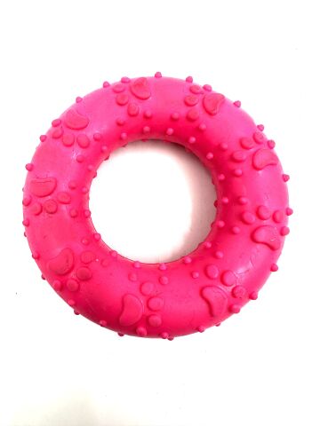 Küçük Irk ve Yavru Köpek Diş Kaşıma Oyuncağı - Tartar Önleyici 7cm (Pembe)
