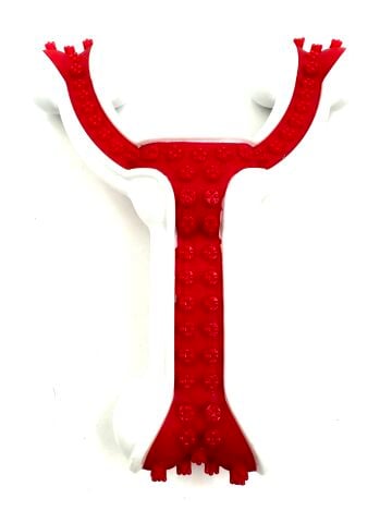 Biftek Aromalı Köpek Diş Kaşıma Oyuncağı - Çatal Model 15cm