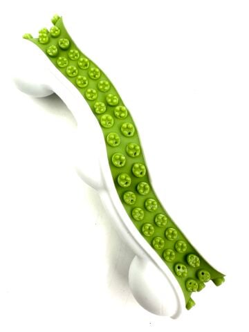 Nane Aromalı Köpek Oyuncağı - Kemik Model 17cm (Yeşil)