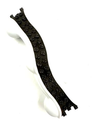 Izgara Et Aromalı Köpek Oyuncağı - Kemik Model 17cm (Siyah)