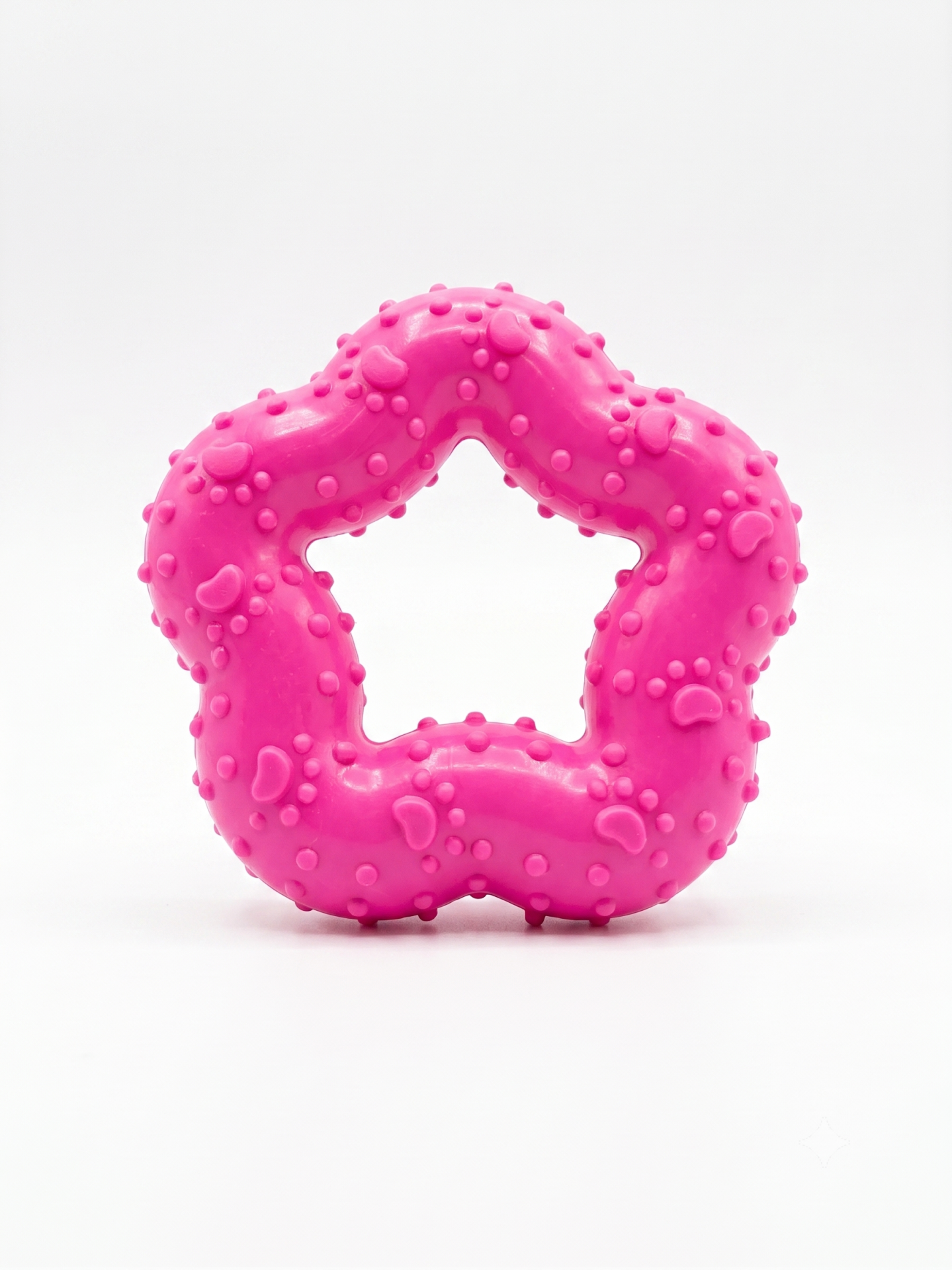 Yavru Köpek Diş Kaşıma Tartar Temizleme Oyuncağı 7x2 cm - Pembe