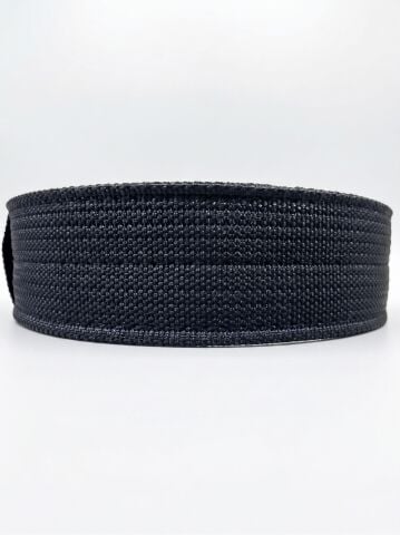 Dayanıklı Köpek Boyun Tasması | Çift Dilli Metal Tokalı (4cm / 5cm) Siyah