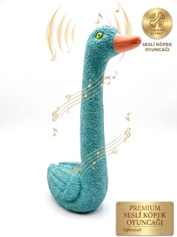 Sesli Köpek Isırma Oyuncağı - Yumuşak Ördek Diş Kaşıma Figürü (23 cm)