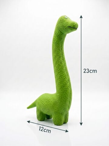 Sesli Köpek Çiğneme Oyuncağı - Yumuşak Dinazor Diş Kaşıma Figürü (23 cm)