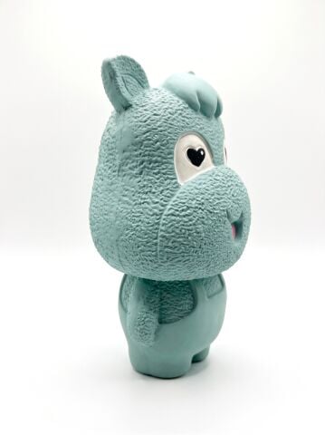 Sesli Köpek Isırma Oyuncağı - Sevimli Figür Diş Kaşıyıcı (Mavi) (15 cm)