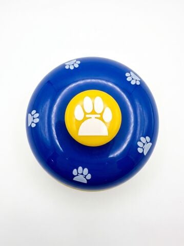 Kedi ve Köpek Eğitim Çanı - Evcil Hayvan Tuvalet ve Komut Eğitim Zili (Sarı-Mavi)