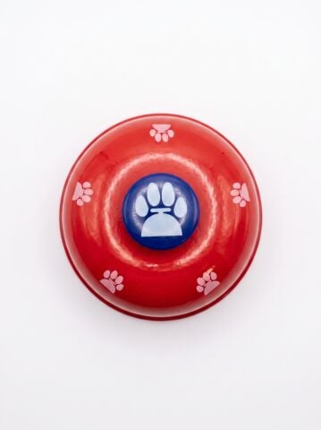 Kedi ve Köpek Eğitim Çanı - Evcil Hayvan Komut ve İletişim Zili (Sarı-Mavi)