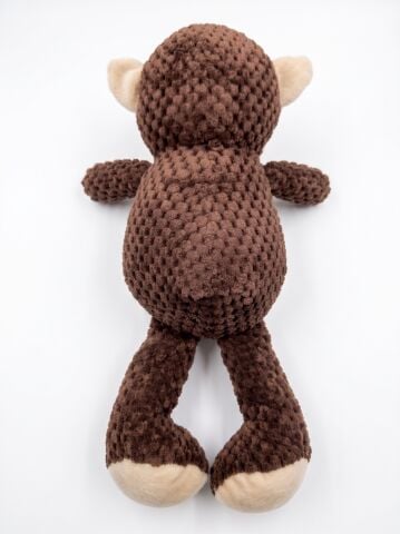 Sesli ve Hışırtılı Maymun Peluş Köpek Oyuncağı 30 cm