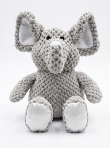 Sesli ve Hışırtılı Fil Peluş Köpek Oyuncağı 30 cm
