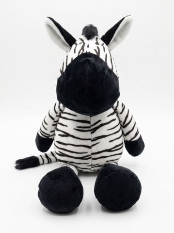 Sesli Zebra Peluş Köpek Oyuncağı 33 cm