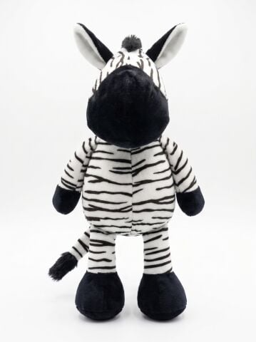 Sesli Zebra Peluş Köpek Oyuncağı 33 cm