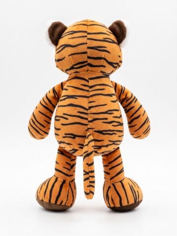 Sesli Kaplan Peluş Köpek Oyuncağı 33 cm