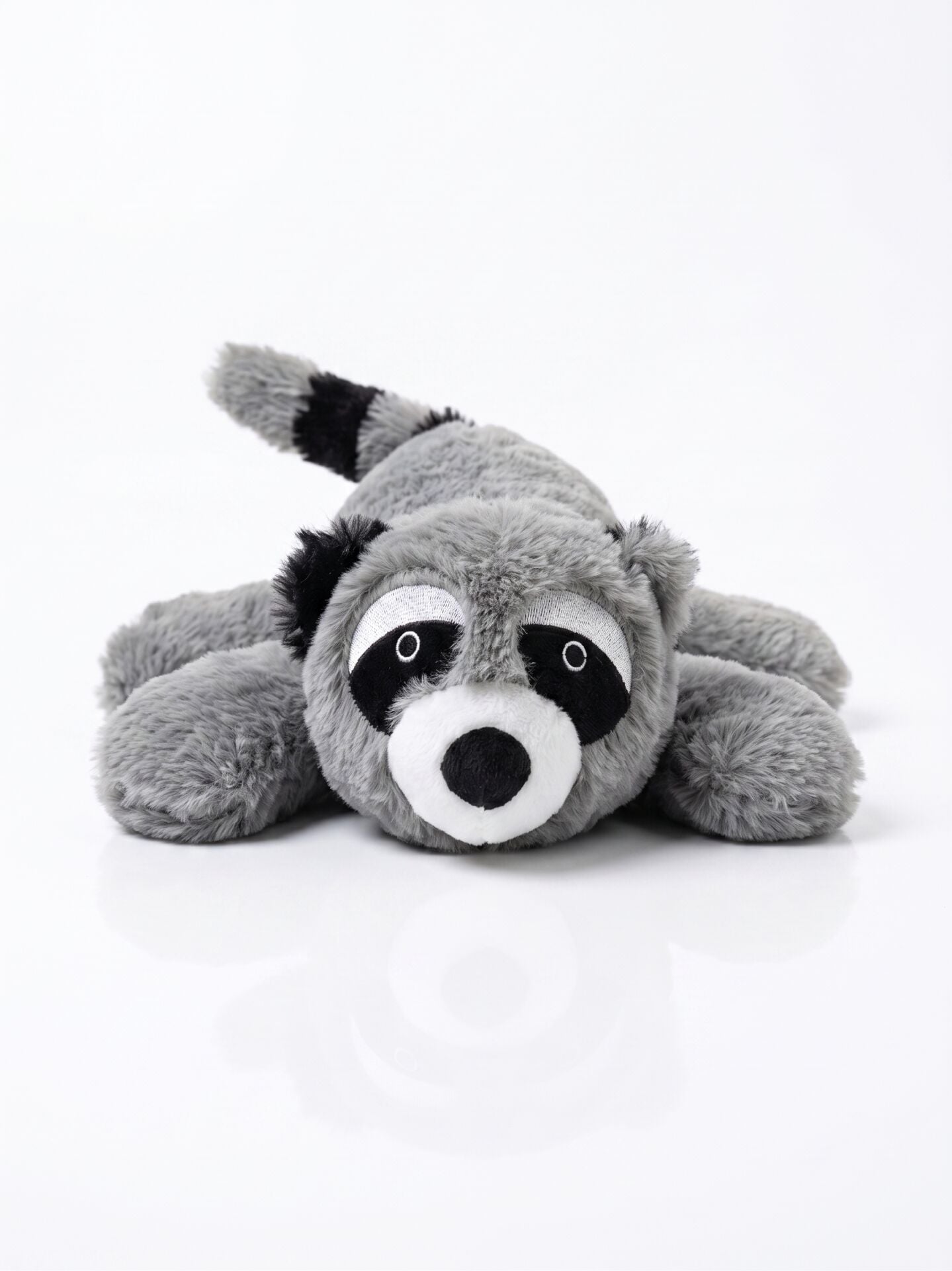 Sesli ve Hışırtılı Rakun Peluş Köpek Oyuncağı 40 cm
