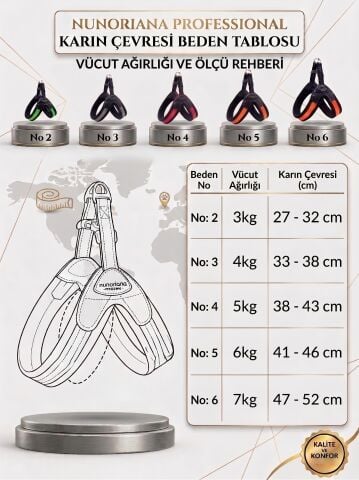 Reflektörlü Küçük Irk Köpek Göğüs Tasması - Air Mesh Nefes Alabilir (Gri)
