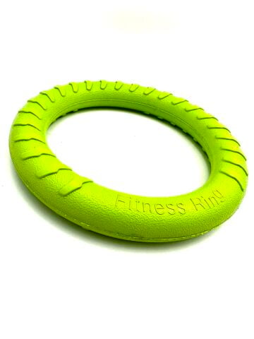 Suda Batmaz EVA Köpek Eğitim Halkası Oyuncağı - Fitness Ring (Yeşil) (30 cm)
