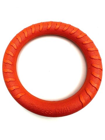 Suda Batmaz EVA Köpek Eğitim Halkası Oyuncağı - Fitness Ring (Turuncu) (30 cm)