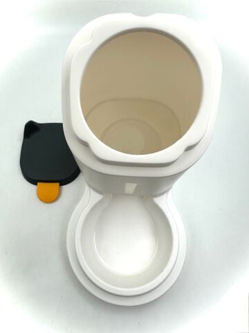 3.2 Litre Hazneli Otomatik Kedi ve Köpek Mama Kabı - Göstergeli Dispenser (Beyaz)