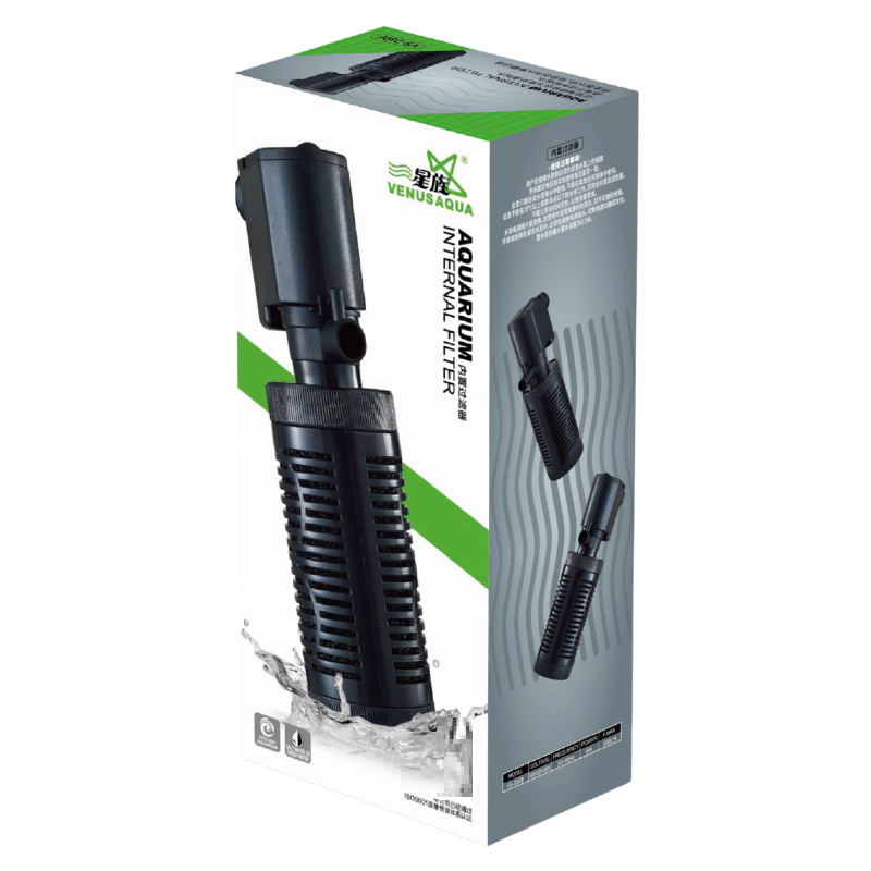 VenusAqua VS-210F Akvaryum İç Filtre - 500 L/H Su Temizleyici Motor