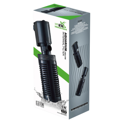 VenusAqua VS-230F Akvaryum İç Filtre - 500 L/H 6W Su Temizleyici Motor