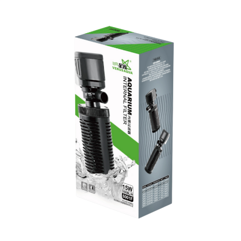 VenusAqua 6001F Akvaryum İç Filtre - 880 L/H 15W Su Temizleyici Motor