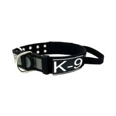 Gri Kulplu Taktik K9 Köpek Tasması