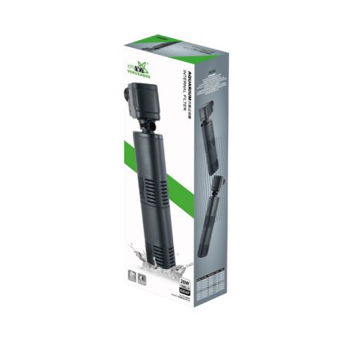 VenusAqua 6004F Çift Hazneli Akvaryum İç Filtre - 1200 L/H 20W