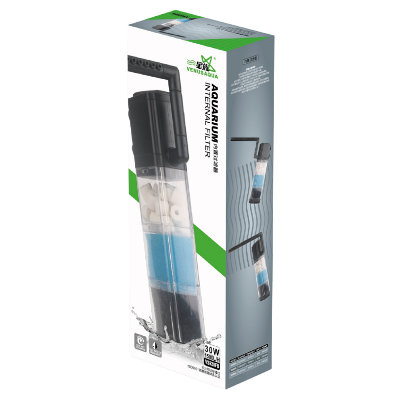 VenusAqua VS-920FB Şelale Aparatlı Akvaryum İç Filtre - 1500 L/H 30W