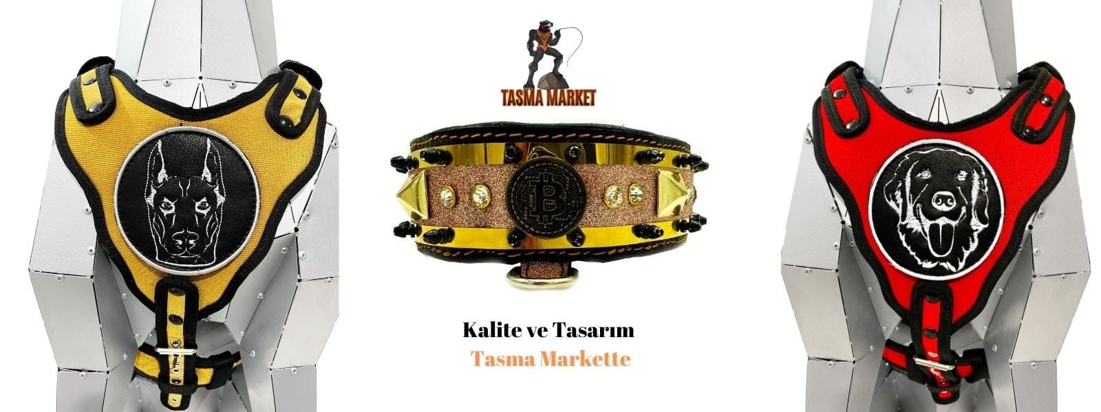 Özel Tasarım Sağlam Yumuşak Dokulu Köpek Tasmaları